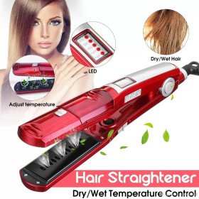 Kemei-3011 مكواة فرد الشعر بالبخار السيراميكية الاحترافية