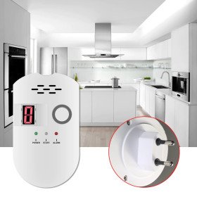 détecteur de fuite de gaz alarme avec affichage numérique